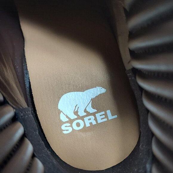 SOREL BROWN BREX WATERPROOF SHEARLING HEEL COZY LACE UP BOOT - Picture 6 of 10